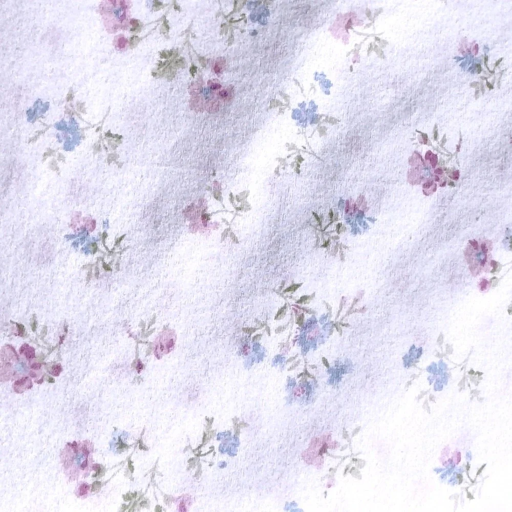 VtgTwin Reversible Duvet Cover Shabby Chic Cottage Floral Cotton Pink Romantic